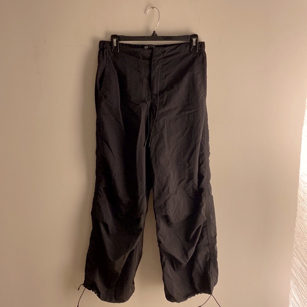 Zara black cargo pants